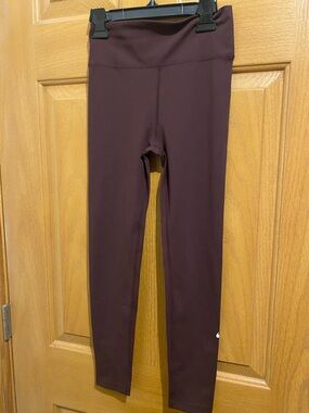 Nike Kids Deep Maroon High-Waist Leggings